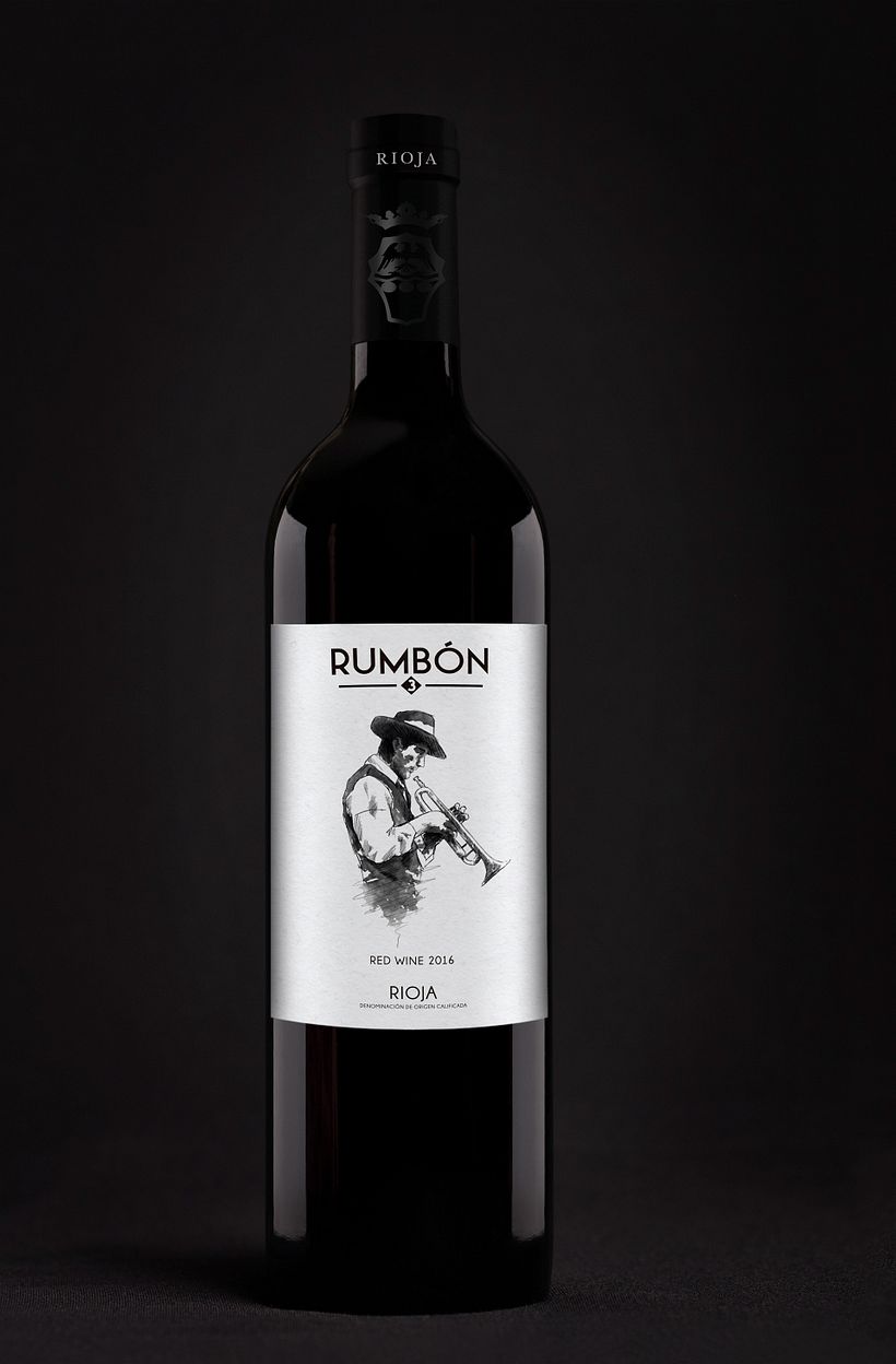 Rumbón label design 3