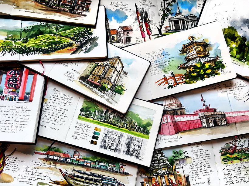 Alicia Aradilla, la ilustradora que viaja pintando el mundo en acuarela 15