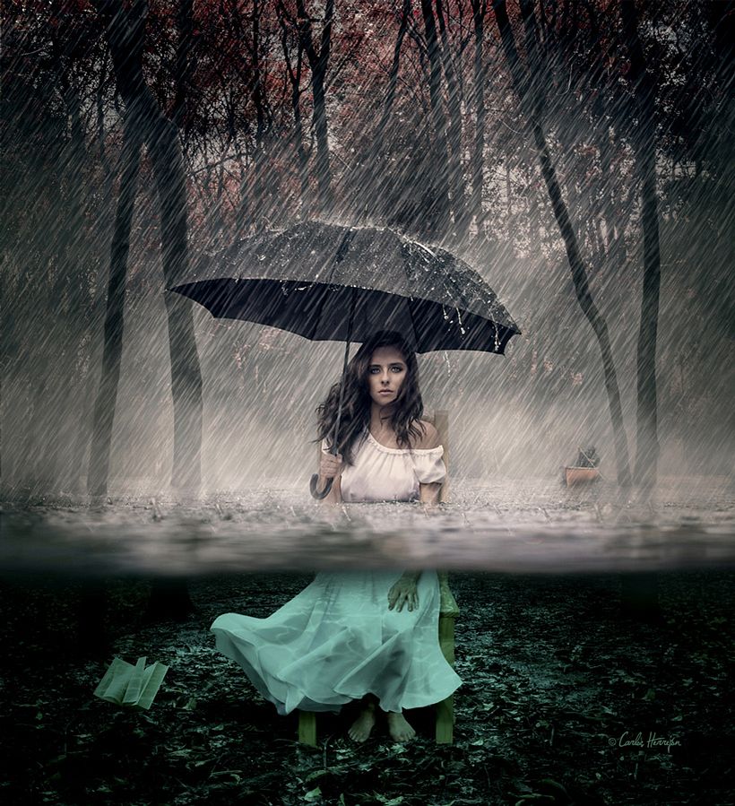 Contemplando la tempestad. Obra impresa de edición limitada - Belle arti