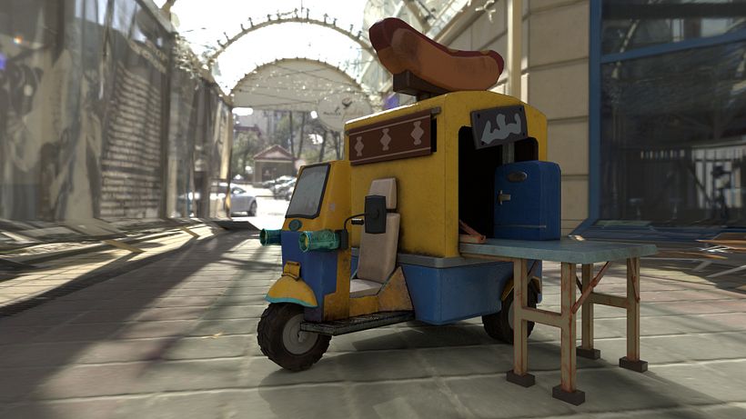 Modelado 3d SnackBar 1