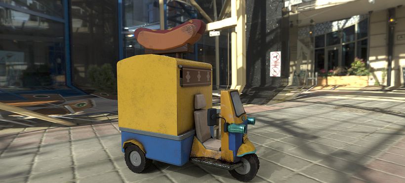 Modelado 3d SnackBar 2