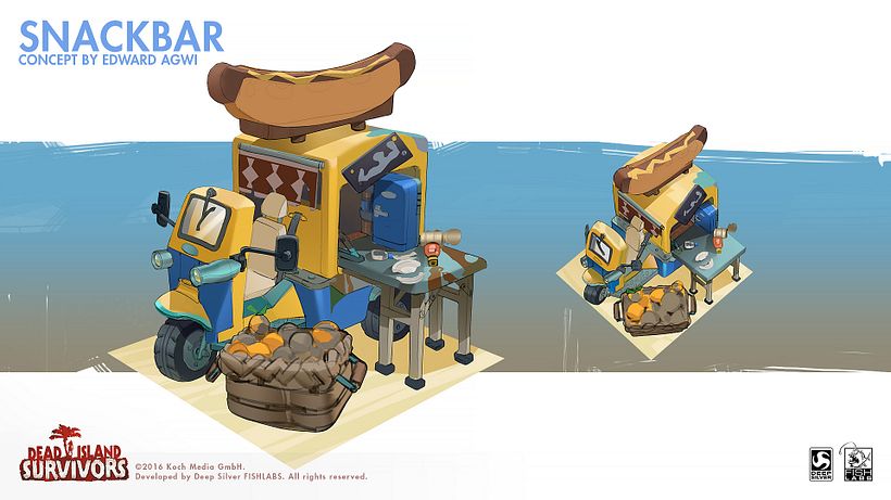 Modelado 3d SnackBar 3