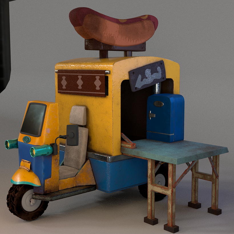 Modelado 3d SnackBar 0