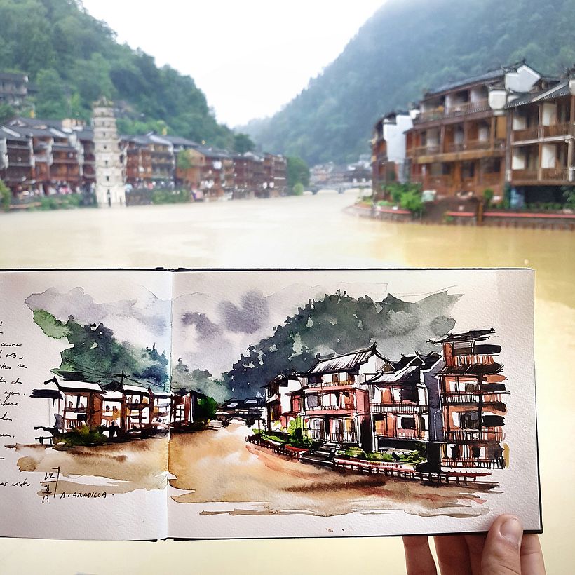 Alicia Aradilla, la ilustradora que viaja pintando el mundo en acuarela 1