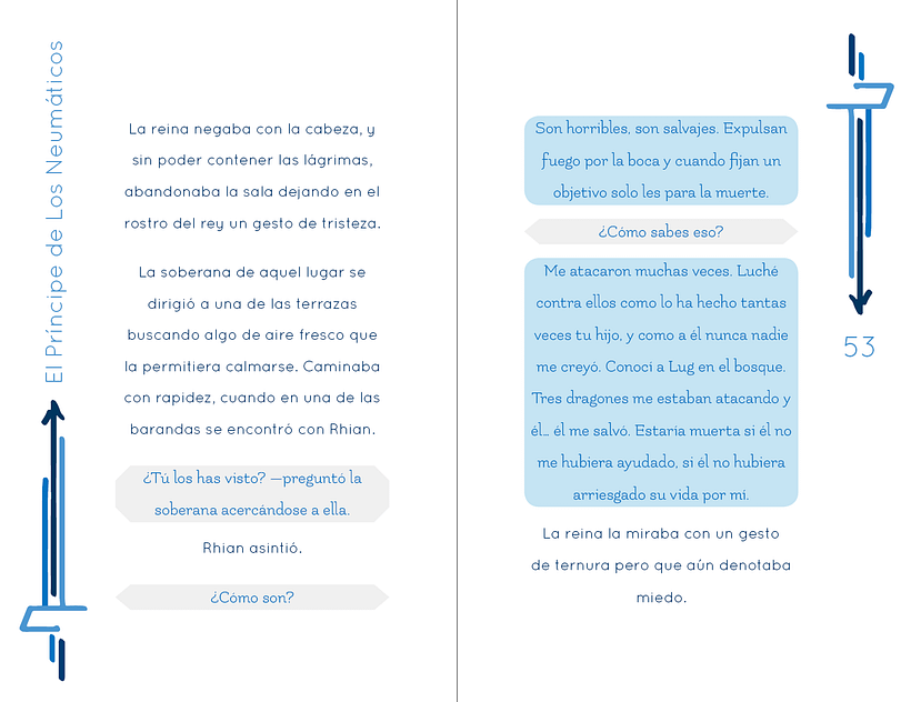 Diseño editorial, portada e interior del libro infantil "El Príncipe de Los Neumáticos" 1