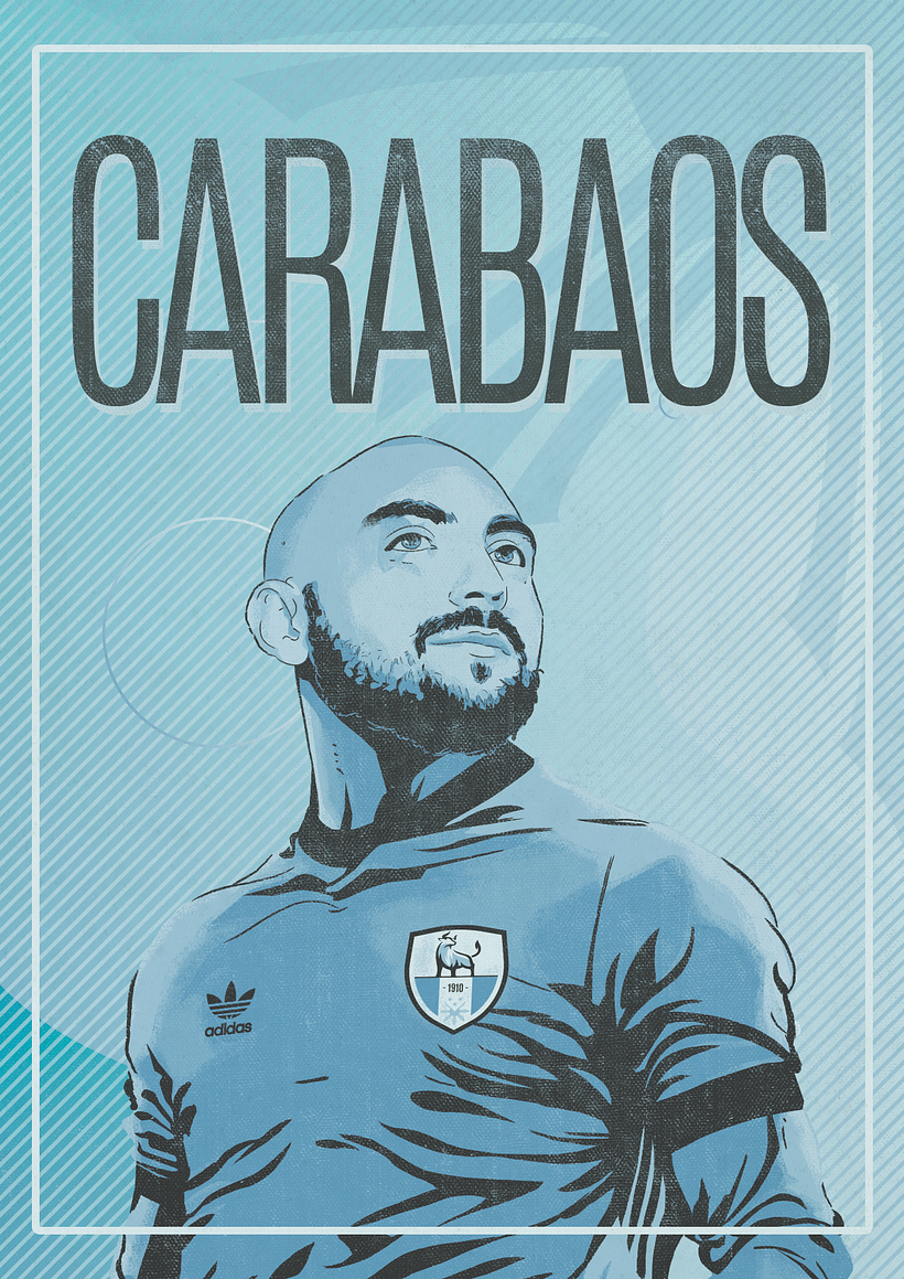 "Mabuhay Carabaos", proyecto del curso "Ilustración digital con Illustrator y Photoshop" 4