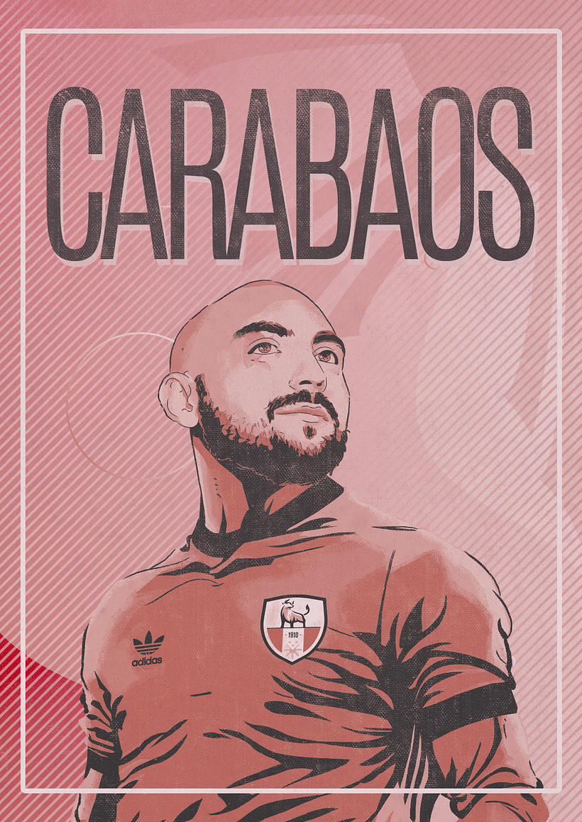 "Mabuhay Carabaos", proyecto del curso "Ilustración digital con Illustrator y Photoshop" 6