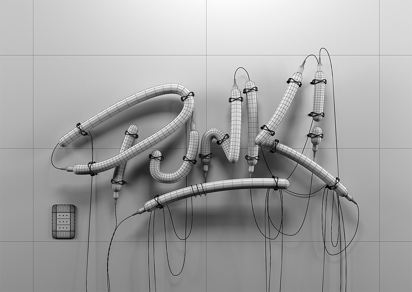 Mi Proyecto del curso: Lettering 3D: modelado y texturizado con 3Ds Max y Vray.  0