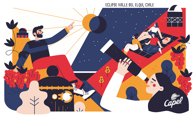 Ilustración Capel, eclipse 0