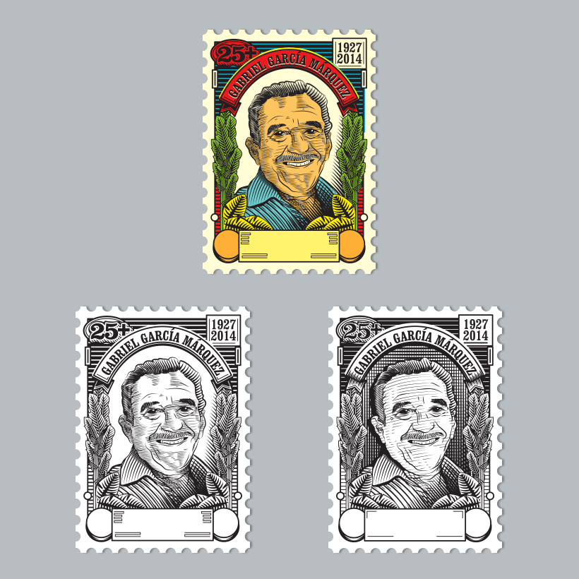 Estampilla Gabriel García Márquez