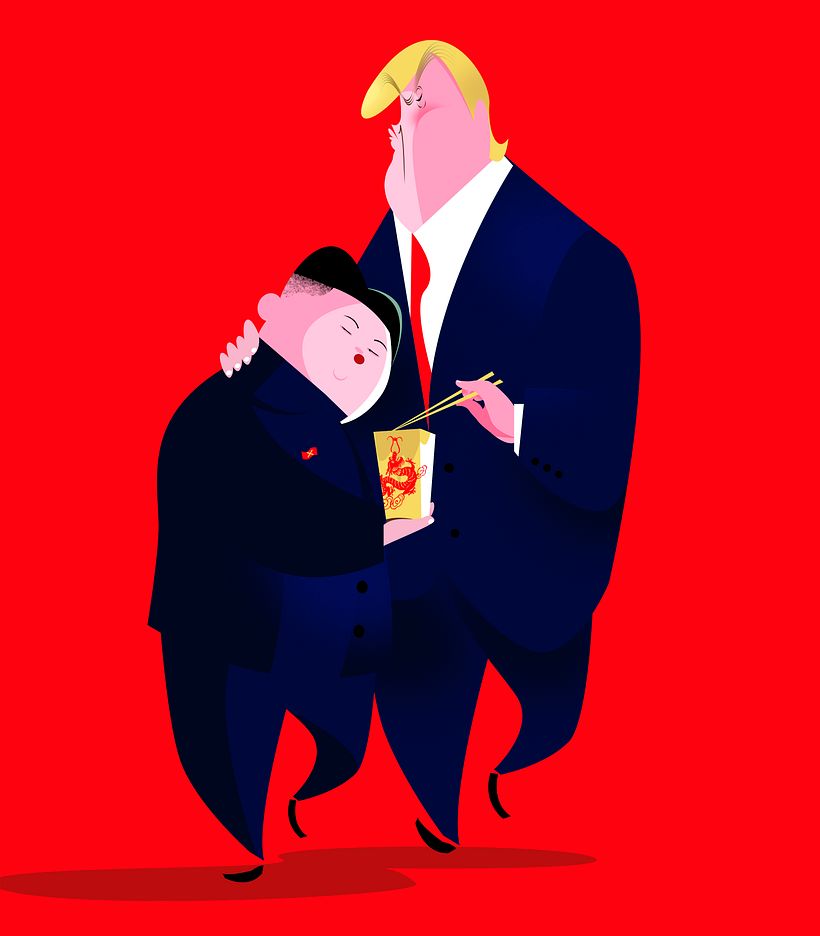 Trump & Kim -1