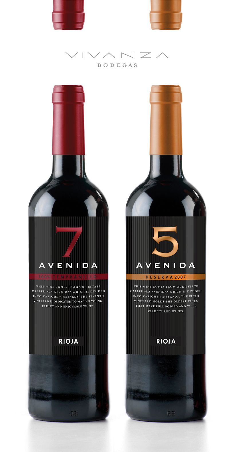 Etiquetas Vino «Avenida» 2