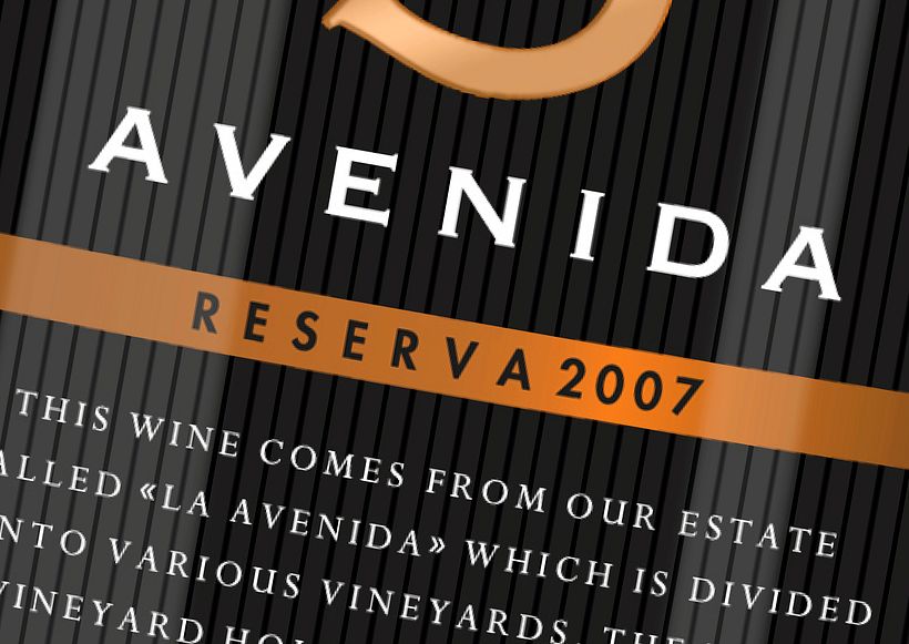 Etiquetas Vino «Avenida» 3