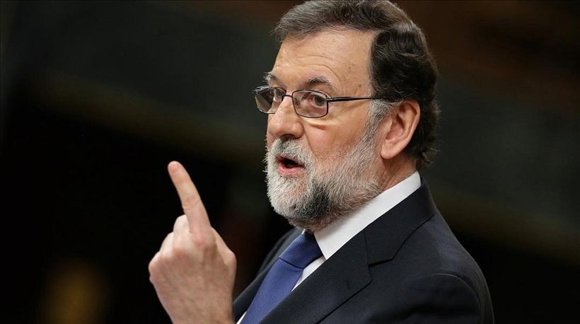 Foto inicial de Rajoy que inspiró la ilustración.