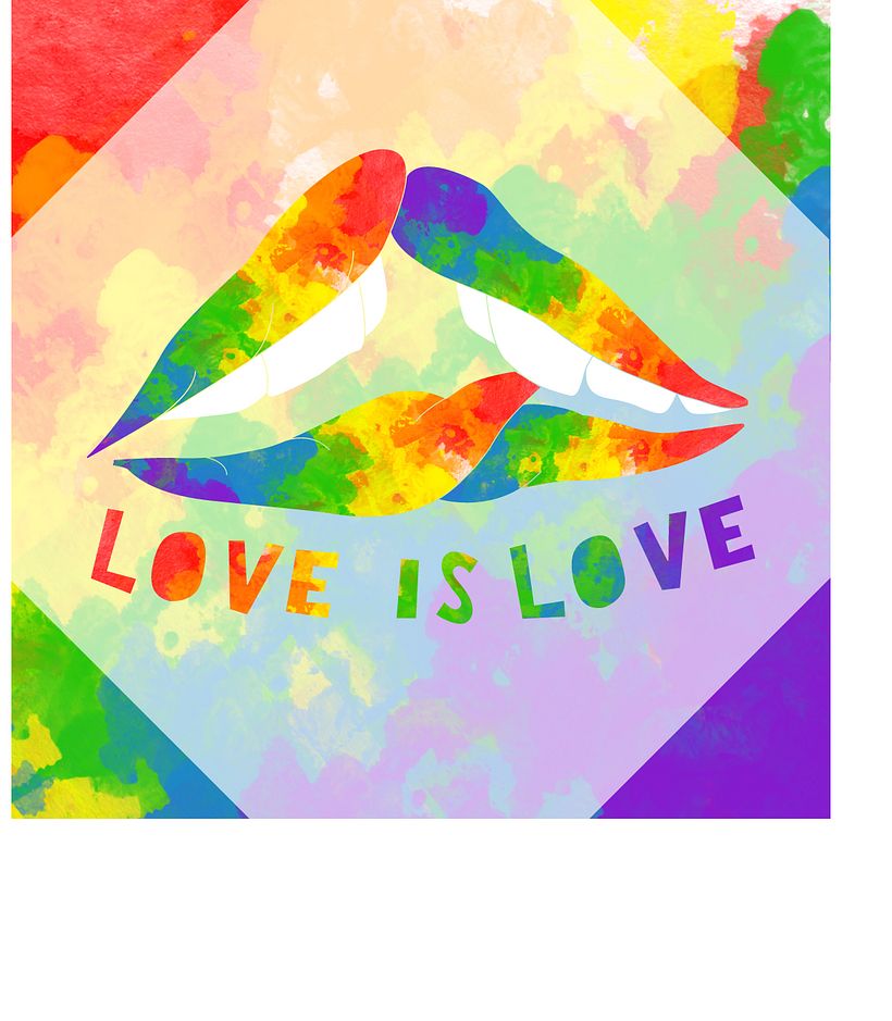 Sé libre de amar a quien te haga feliz. Basta de miedo. #LoveisLove #Pride #DiseñoConOrgullo