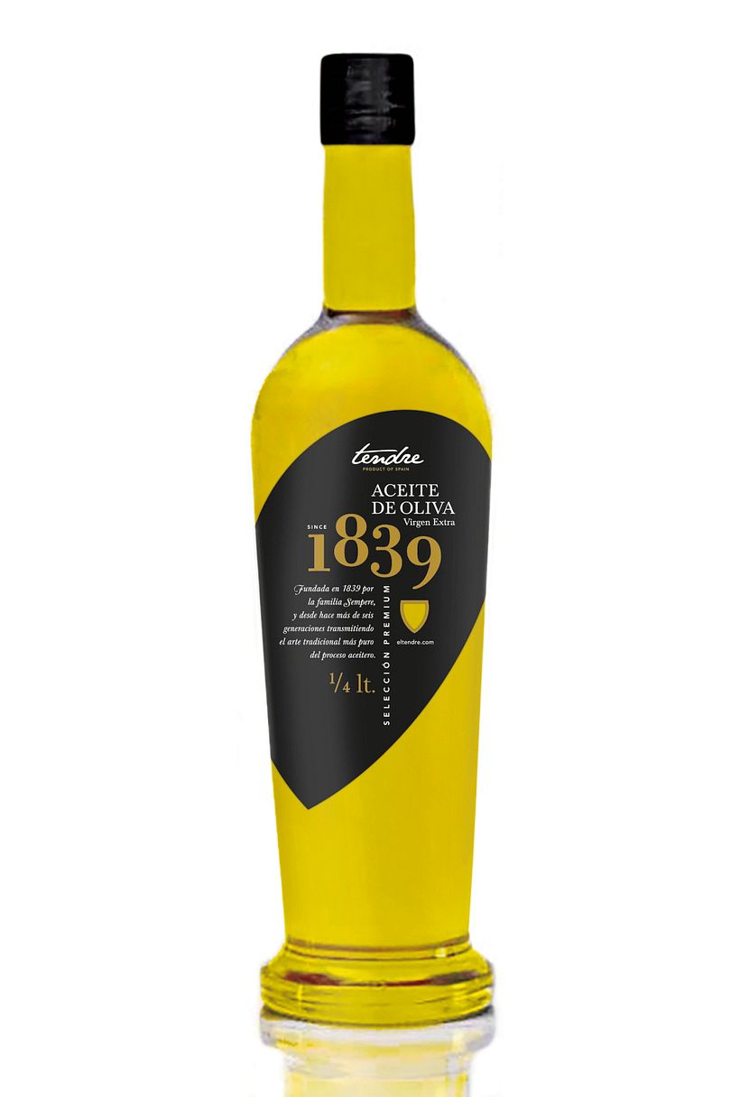 Etiqueta + Packaging Aceite de Oliva «1839» 2
