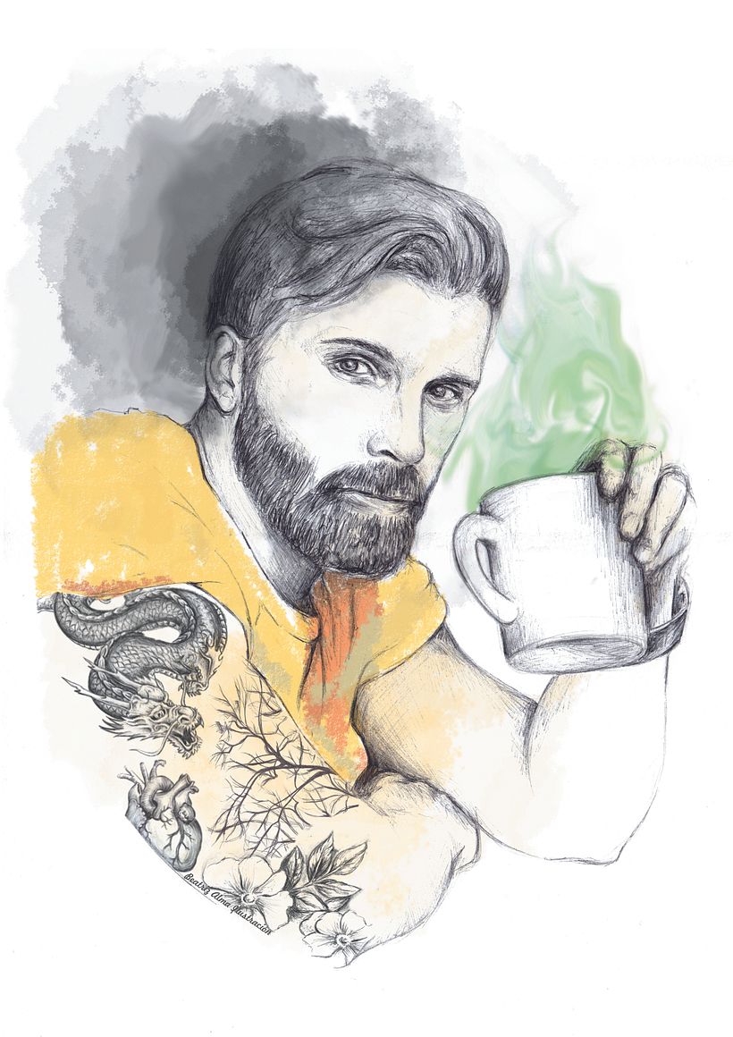 Ilustración "El tríptico del té" 0