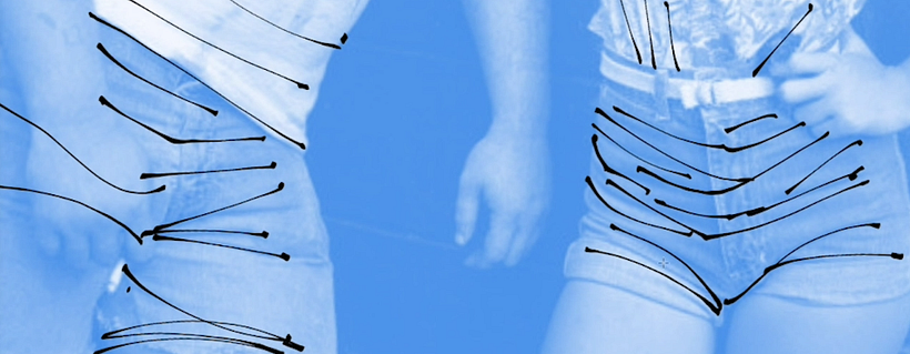 Dibujar todas y cada una de las arrugas de un pantalón, por ejemplo, genera demasiado ruido visual