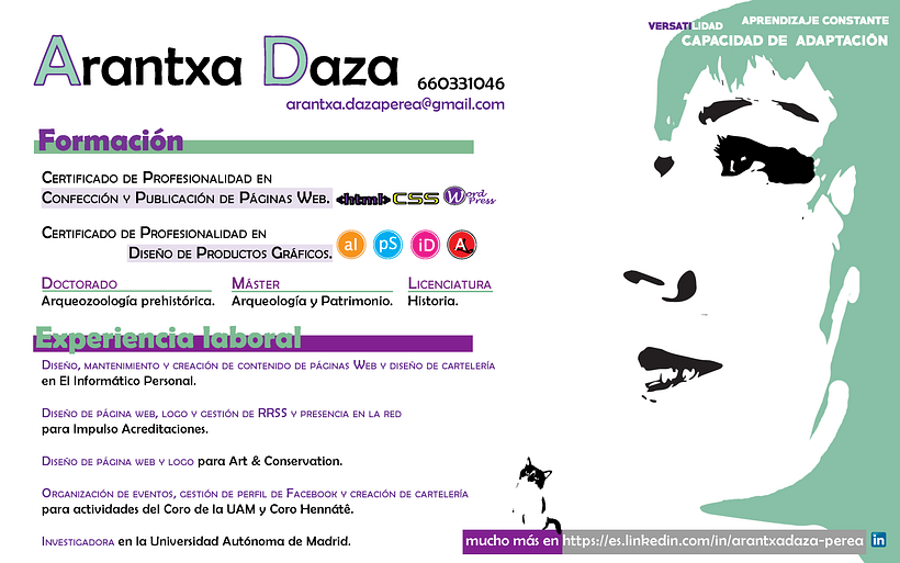 Curriculum Vitae - Arantxa Daza -1