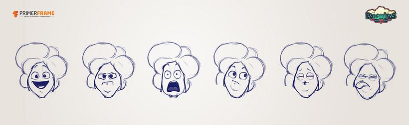 Algunos ejemplos de expresiones faciales