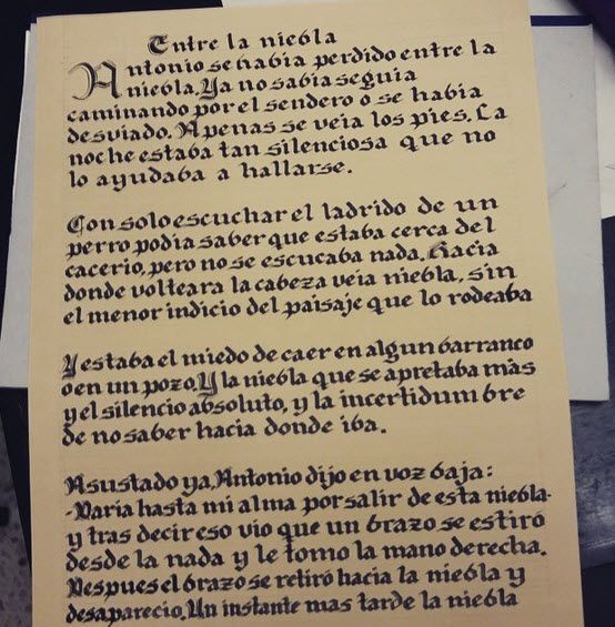 Practicas caligrafia y lettering - Diseño