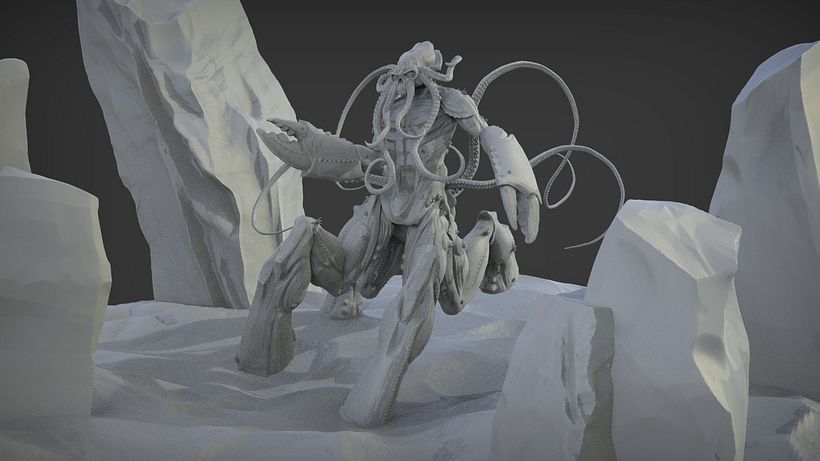 Mi Proyecto del curso: Escultura digital de criaturas fantásticas con ZBrush 1