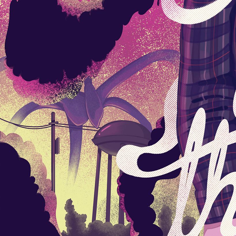 Ilustracion para campaña de Stranger Things 6