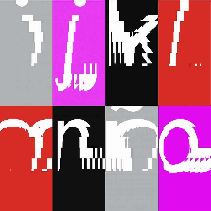 Mirrory Font. Mi Proyecto del curso: Diseño tipográfico experimental con Processing 2