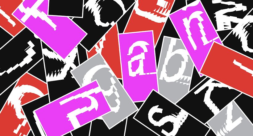 Mirrory Font. Mi Proyecto del curso: Diseño tipográfico experimental con Processing 6