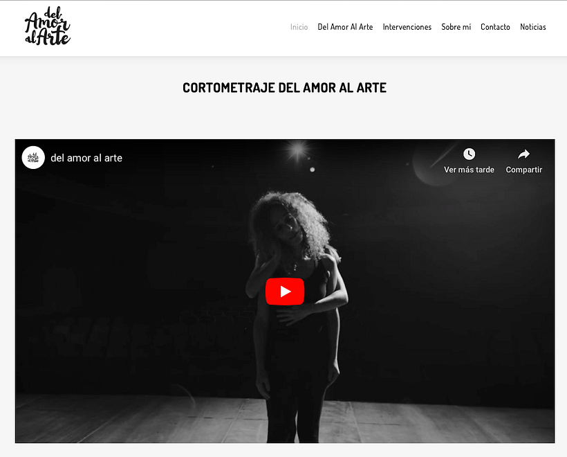 Mi Proyecto del curso: Desarrollo de un plan de medios digitales para la difusión de una web y un cortometraje sobre Terapias Artísticas 0