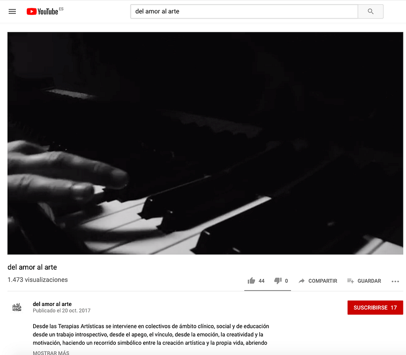 Mi Proyecto del curso: Desarrollo de un plan de medios digitales para la difusión de una web y un cortometraje sobre Terapias Artísticas 2
