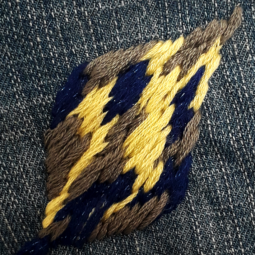 Puntada de la hoja 1 y 6