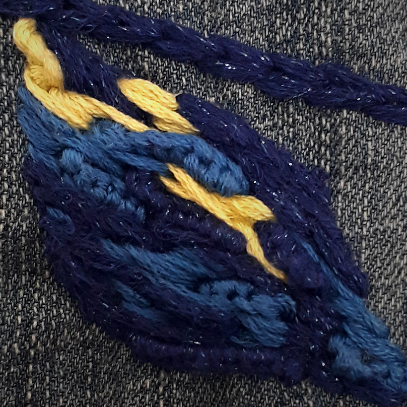 Puntada de la hoja 2 y 3