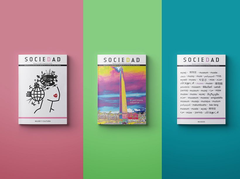 Portadas de la revista anual de la SAC