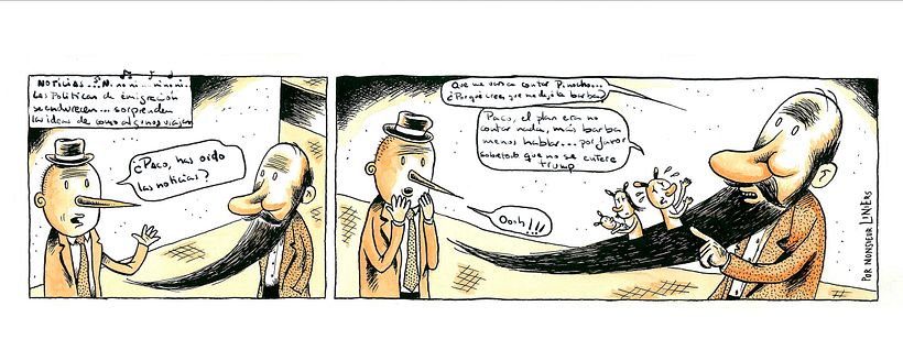 Concurso de guion de una tira cómica de Liniers 1