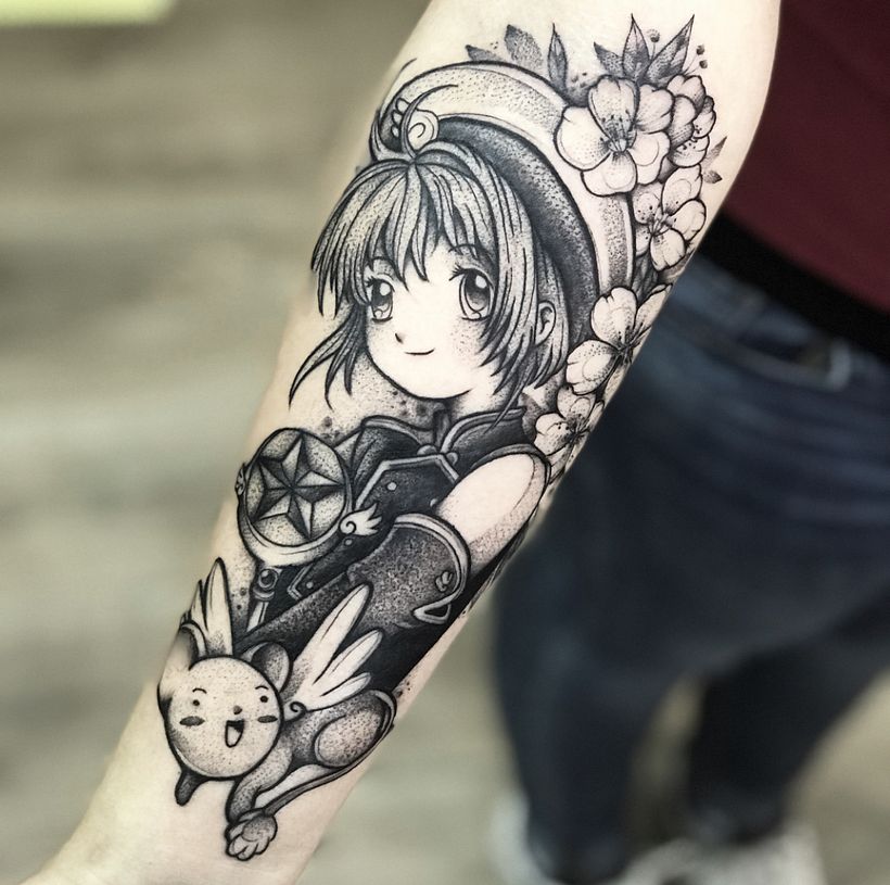 Anime y caricaturas en la piel. 3