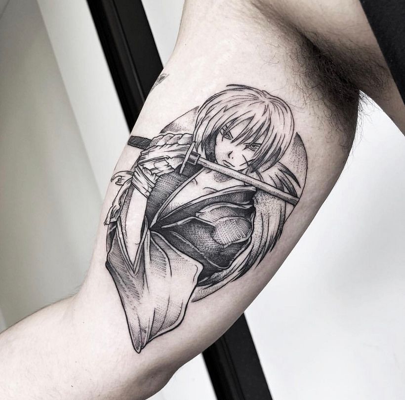 Anime y caricaturas en la piel. 5