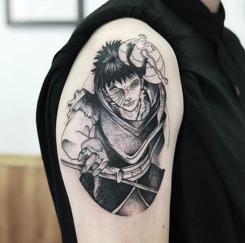Anime y caricaturas en la piel. 6