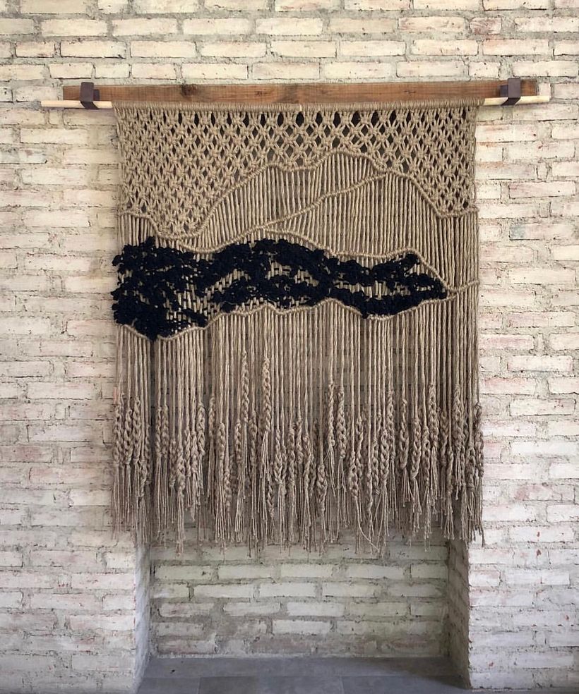 Arte textil para muro diferentes propuestas  -1