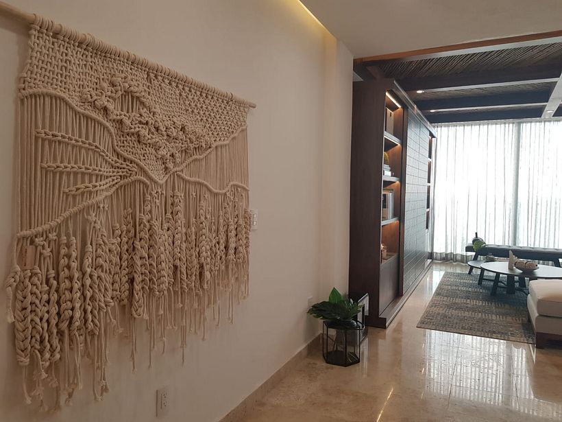 Arte textil para muro diferentes propuestas  0