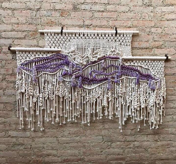 Arte textil para muro diferentes propuestas  4