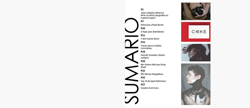 "Serendipia", idea para revista de diseño 0