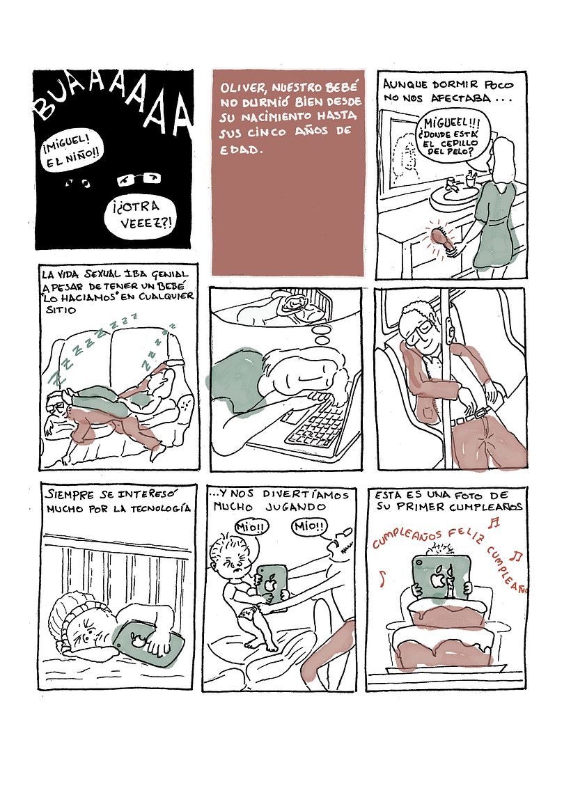Oliver y su familia (Proyecto del curso: Narrar en viñetas con un boli) 0