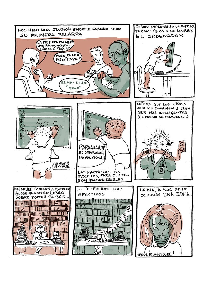 Oliver y su familia (Proyecto del curso: Narrar en viñetas con un boli) 1