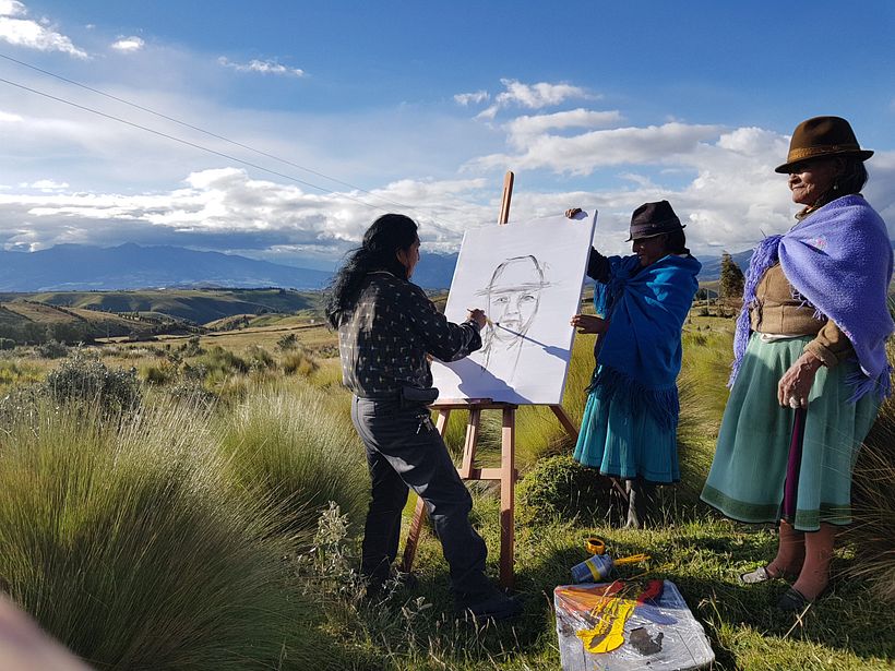 Pintor Ortega Maila- Sala de Exposición Templo del sol 17