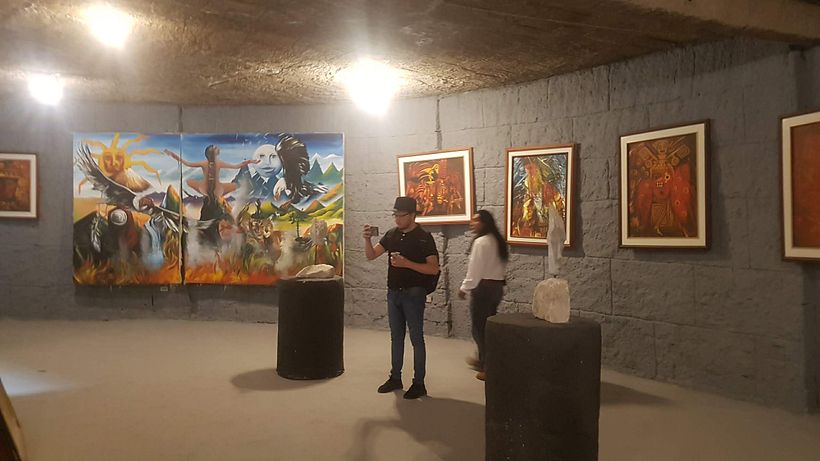 Pintor Ortega Maila- Sala de Exposición Templo del sol 22