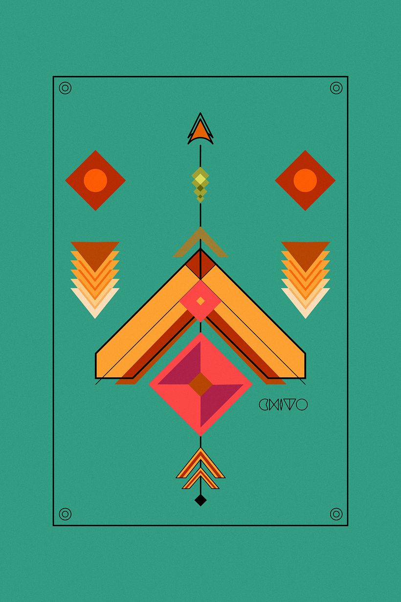 Diseños chamánicos geométricos a la venta @chito_vfx 2