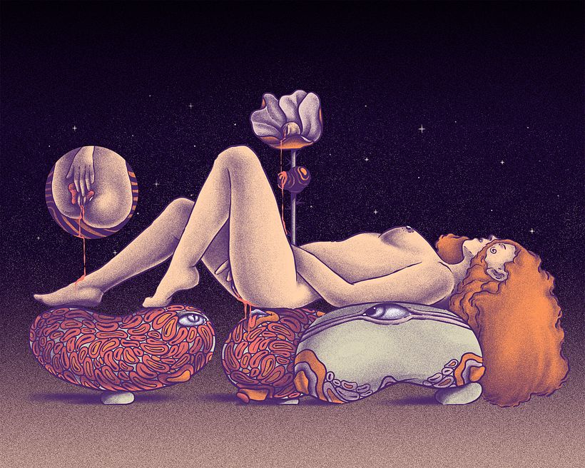 “Orgasmo” / Serie de 4 prints originales.