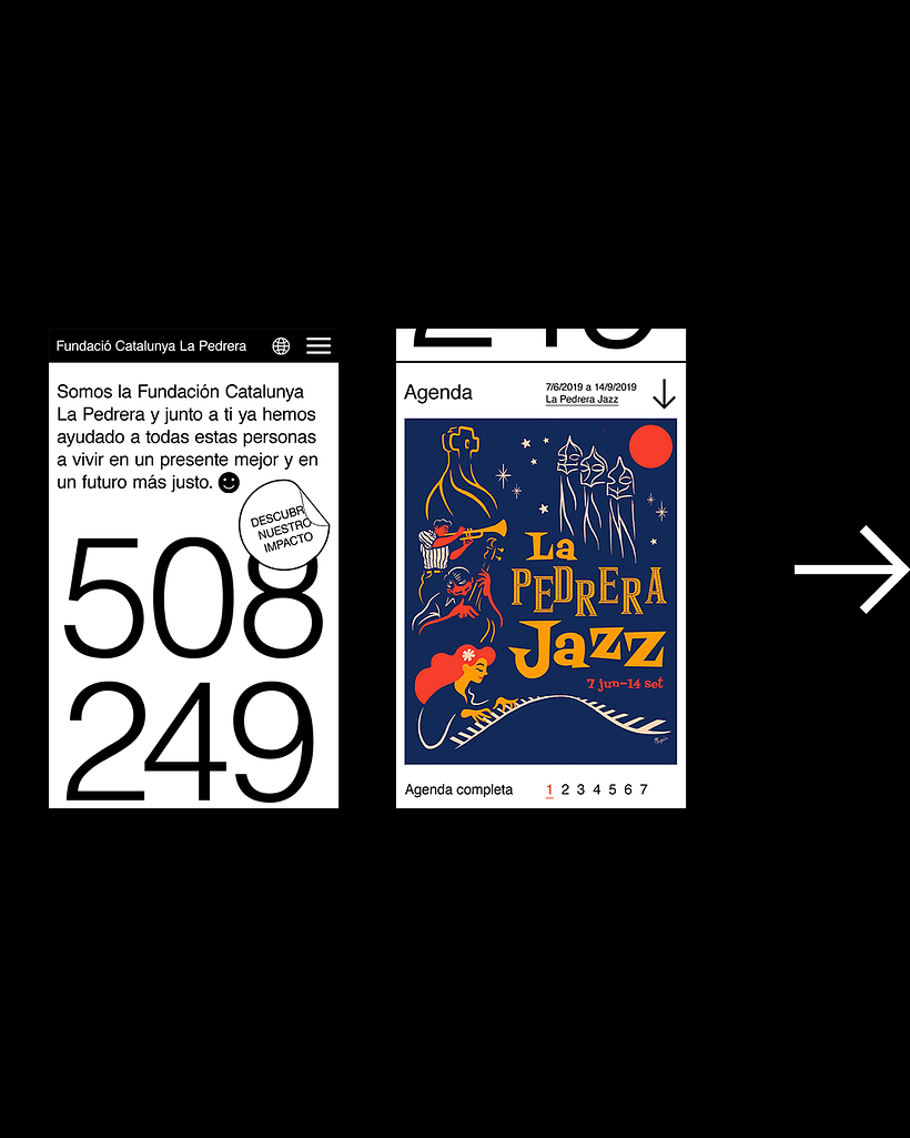 New digital portal for "Fundació Catalunya La Pedrera" 2
