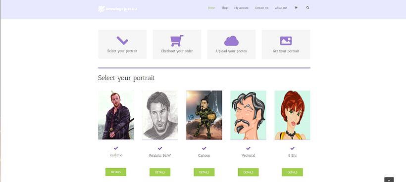 Home page vista
